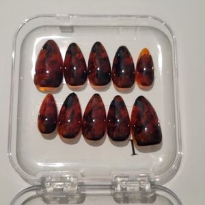 Nailphoria Tortoise Shell Press-On Nails Size L